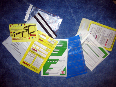 Biztonsági tasak – futártasak