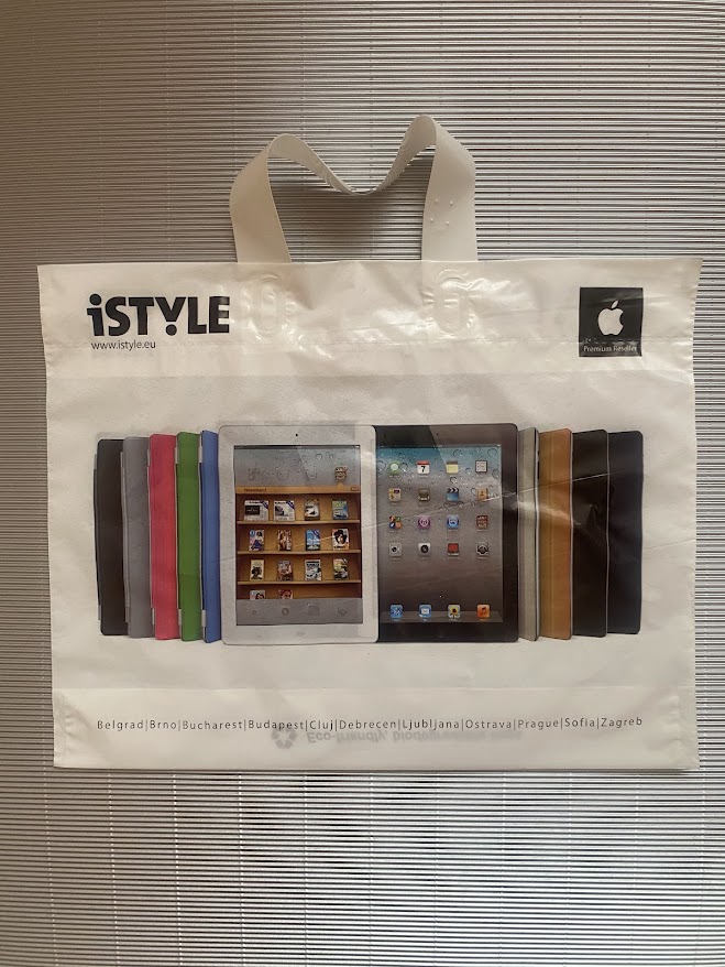 Szalagfüles reklámtáska